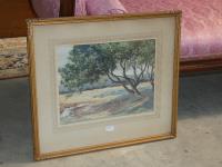 1012 · JEAN DEVIN WATERCOLOUR 'BEACH