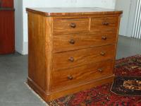 1021 · VICTORIAN MAHOGANY 5 DRAWER CH