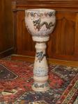 1024 · GLAZED JARDINIERE & PEDESTAL W