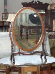 1033 · EDWARDIAN MAHOGANY INLAID TOIL