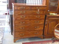 1034 · GEORGE IV RIBBON MAHOGANY CHES