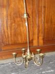1093 · BRASS 5 BRANCH LIGHT FITTING H