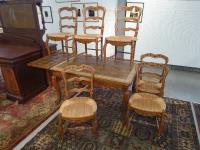 1094 · 7 PIECE EUROPEAN OAK & BEECH F