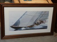 1106 · LARGE YACHTING PRINT 'SHAMROCK
