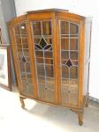 1114 · ENGLISH OAK LEADLIGHT ART NOUV