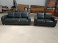1202 · RUBELLI GREEN LEATHER 3 & 2 SE