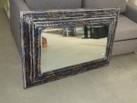1216 · RUSTIC FRAMED WALL MIRROR H-11