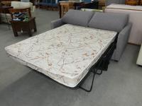 1217 · GREY FABRIC SOFA BED