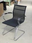 1219 · BLACK & CHROME SIDE CHAIR