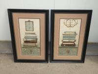 1254 · PAIR FRENCH STYLE PRINTS H-60
