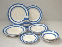 13 Pieces Of Blue & White Corn