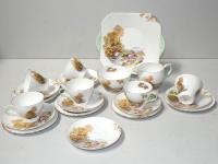 1950'S Shelley Tea Set 'Heathe