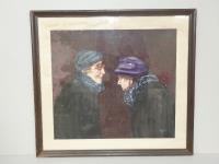 Framed Watercolour Signed Tama