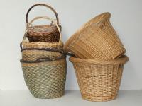 55 · VARIOUS CANE BASKETS