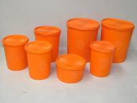 65 · LATE 1970'S TUPPERWARE CANISTE