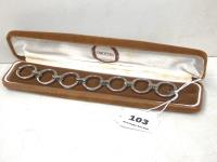 Vintage Oroton Linked 'O' Brac