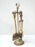 111 · CAST BRASS FIRE TOOL SET FEATU