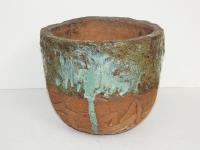 137 · TURQUOISE DRIP GLAZED POTTERY