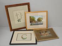Framed Original European Peasa