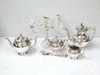 PLATED TEA SERVICE, STIRRING S