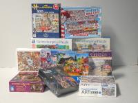 231 · BOX OF VARIOUS PUZZLES INCLUDI