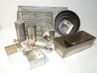 Box Of Old Cake Tins, Cooling