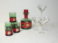 242 · 1970'S CARAFE & TUMBLER SET &