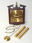 1970'S Junghans Wall Clock Wit