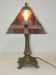 Leadlight Table Lamp H-53 Cm