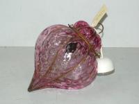 Blown Glass & Wire Pendant Lig