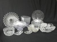292 · 2 BOXES OF CLEAR PRESSED GLASS