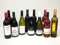 11 BOTTLES OF VARIOUS WINE