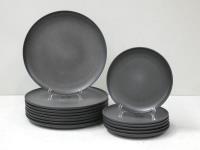 Box Of Grey Stoneware Dinner P