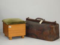 Footstool & An Old Gladstone B