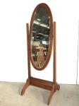 Oval Cheval Mirror H-160 W-66