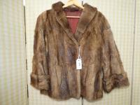 334 · NATURAL FUR HALF LENGTH JACKET