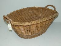 375 · SPLIT CANE LAUNDRY BASKET W-48