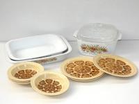 392 · VINTAGE STONEWARE PLATES & COR