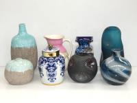 404 · 2 BOXES OF VASES
