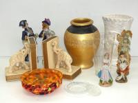 2 Boxes Of Figurines, Vases, E