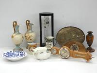 418 · BOX OF GARNITURE EWERS (AS IS)