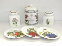 3 Portmeirion Plates & Other C
