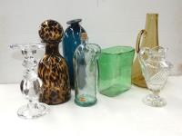 475 · BOX OF ASSORTED GLASSWARE INCL