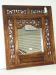 Carved Teak Framed Wall Mirror