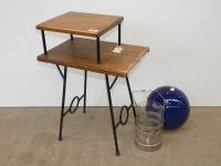 Vintage Telephone Table, Blue