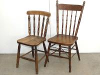 2 Rustic Cottage Chairs For Re