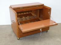 Vintage Bar Unit On Castors H-