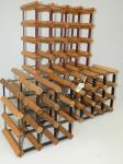 4 Metal & Timber Wine Racks