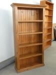 PINE 5 SHELF CLOSED BACK BOOKC